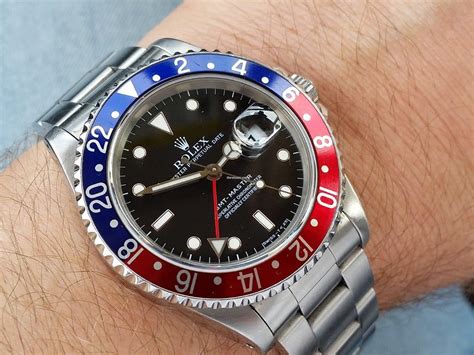 rolex submariner red and blue.